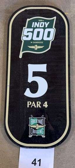 BRICKYARD CROSSING SIGN - Earl's Auction Company