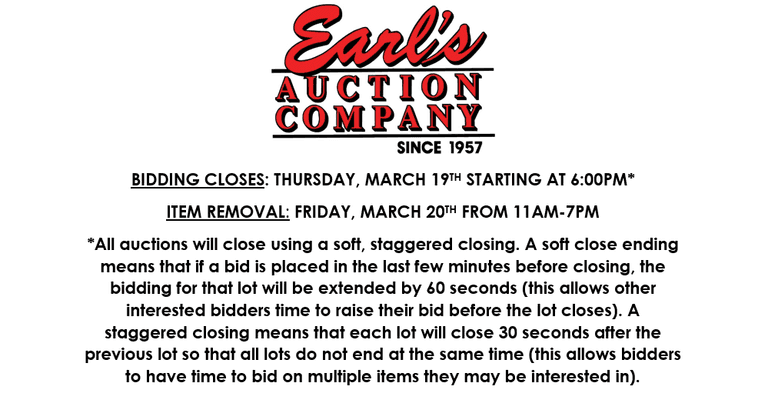 ONLINE TOOL AUCTION 3/16-3/19