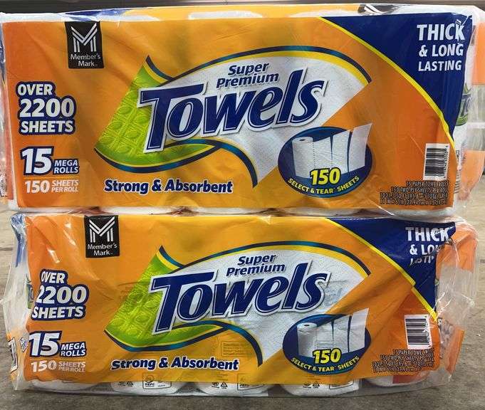 (2) PACKS OF PAPER TOWELS