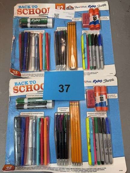 (2) BACK TO SCHOOL ESSENTIALS SETS - Earl's Auction Company