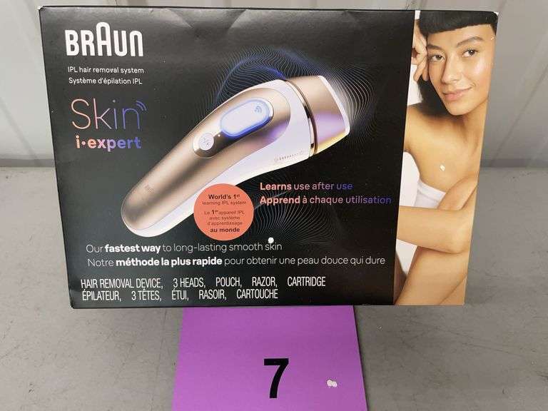 BRAUN SKIN I-EXPERT IPL HAIR REMOVAL SYSTEM IN BOX