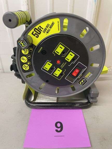 50FT RETRACTABLE CORD REEL