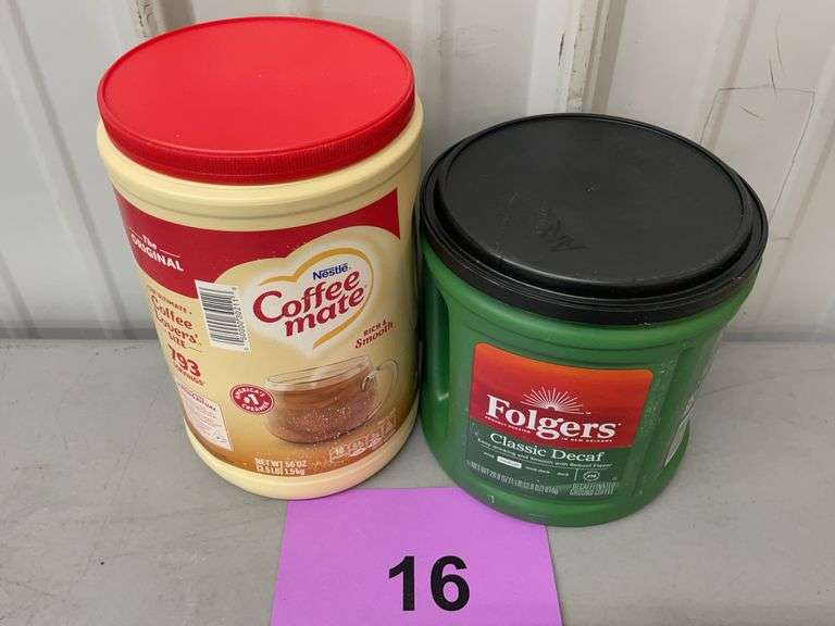 NESTLE COFFEE MATE AND FOLGERS CLASSIC DECAF COFFEE