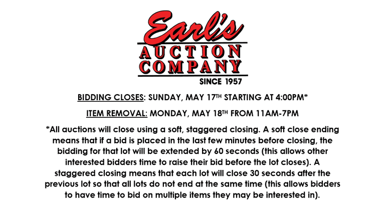 ENDS SUNDAY! ONLINE AUCTION 5/14-5/17 (PINK)