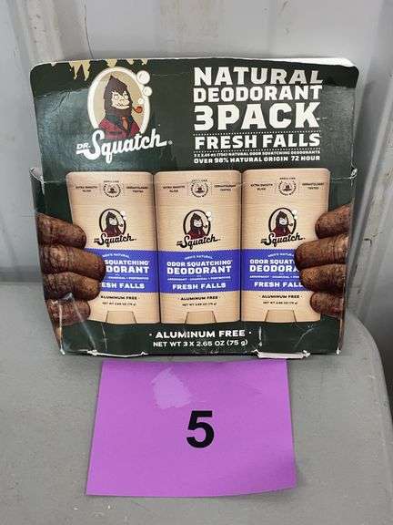 PACK OF DR SQUATCH NATURAL DEODORANT
