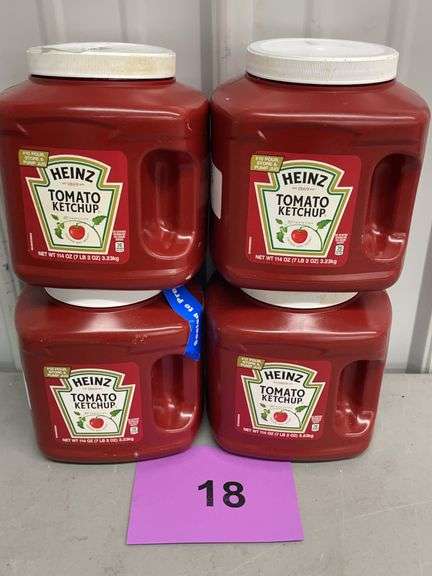 (4) HEINZ TOMATO KETCHUP