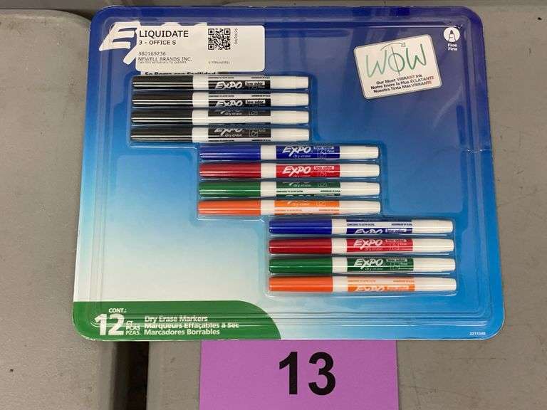 PACK OF EXPO DRY ERASE MARKERS