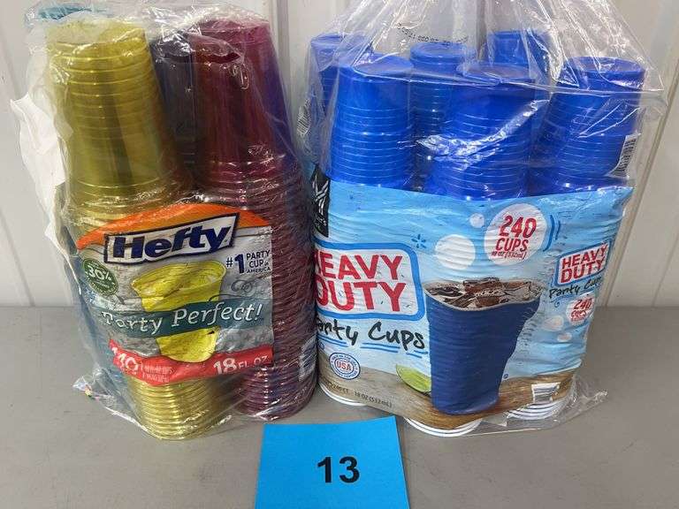 HEFTY PARTY PERFECT CUPS & HEAVY DUTY PARTY CUPS