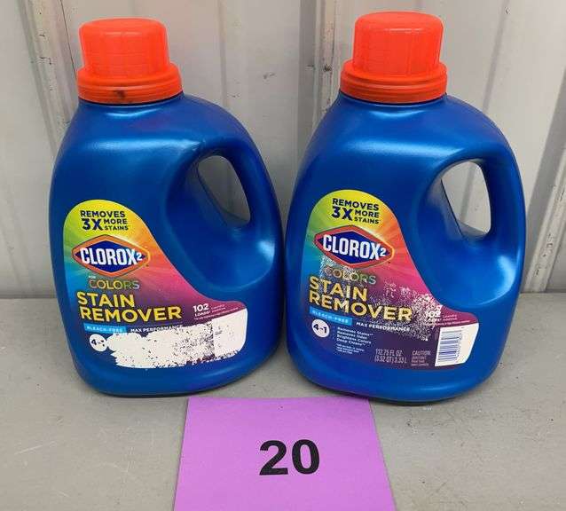 (2) CLOROX STAIN REMOVER