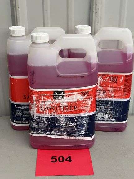 (3) JUGS OF SANITIZER