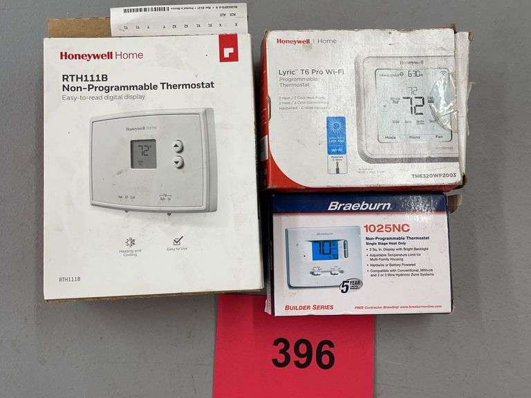 (3) THERMOSTATS IN BOX