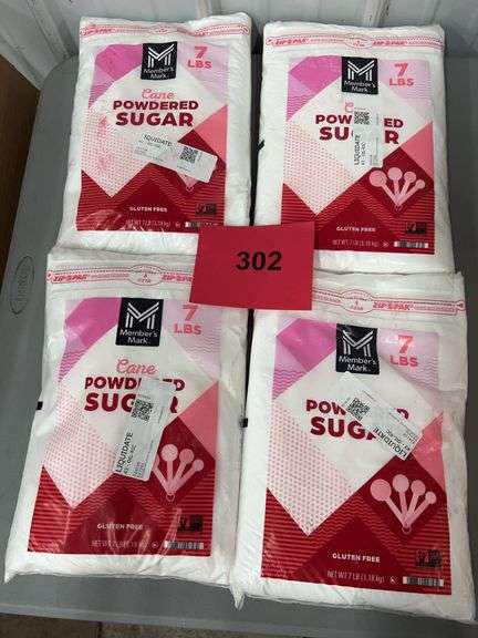 (4) 7LB BAGS OF POWDERED SUGAR