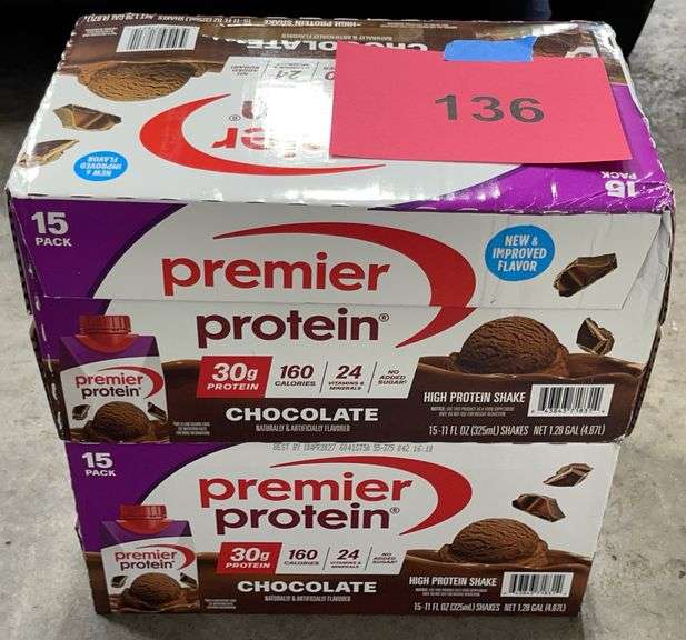 (2) BOXES OF PREMIER PROTEIN SHAKES