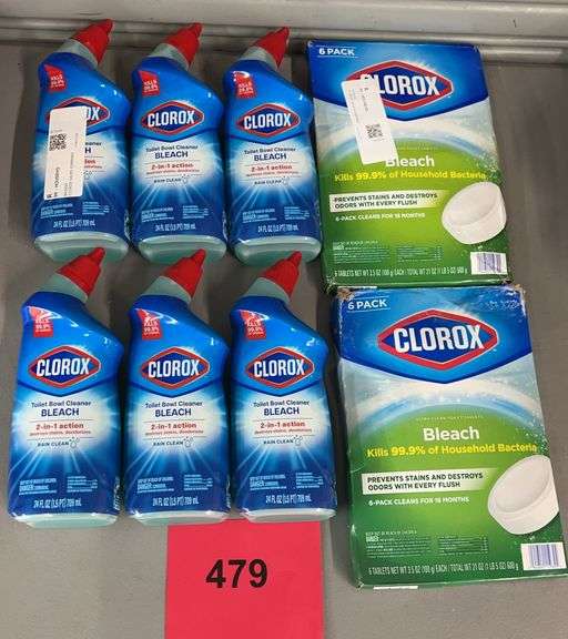 MISC CLOROX TOILET LOT - CLEANER & TABLETS
