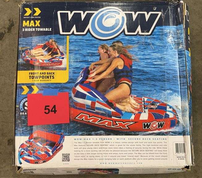 WOW 3-RIDER TOWABLE IN BOX