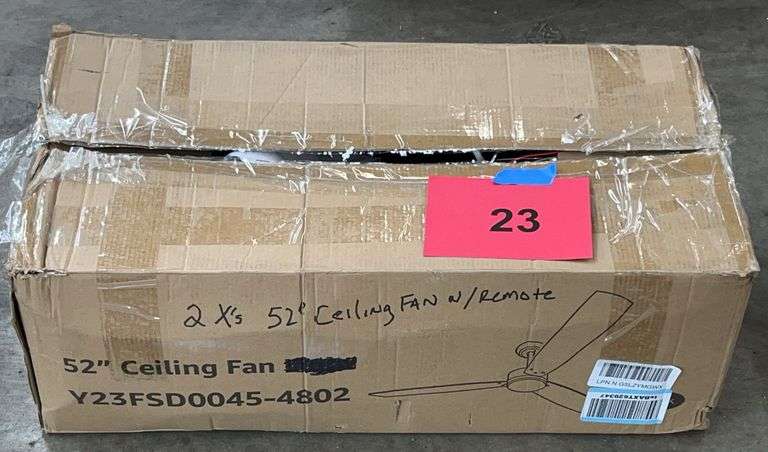 52" CEILING FAN IN BOX