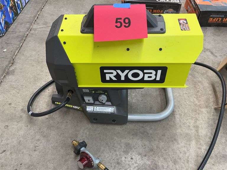 RYOBI HYBRID FORCED AIR PROPANE HEATER