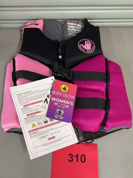 WOMENS BODY GLOVE LIFE VEST SIZE SMALL