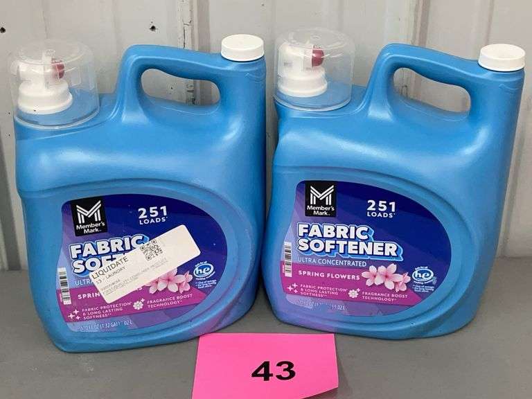 (2) JUGS OF FABRIC SOFTENER