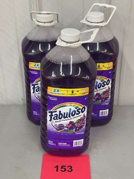 (3) JUGS OF FABULOSO
