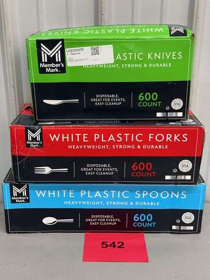 3PC PLASTIC CUTLERY LOT