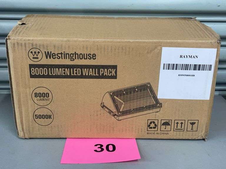 WESTINGHOUSE 8000 LUMEN LED WALL PACK IN BOX