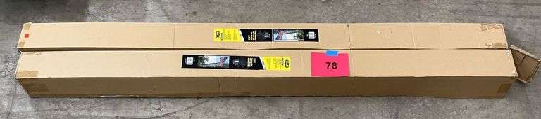(2) 25FT AMERICAN FLAGS W/ POLES IN BOX