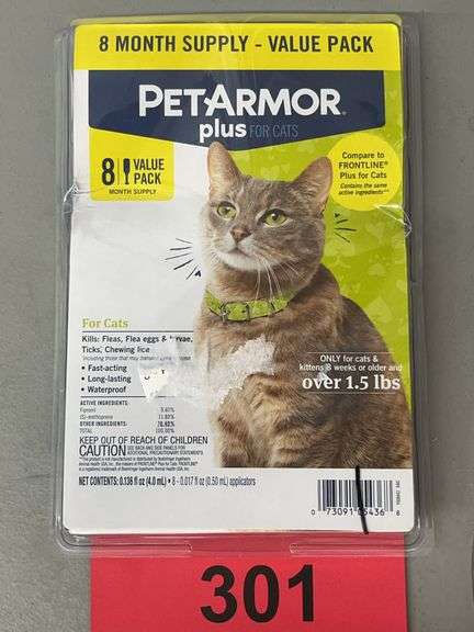 PETARMOR PLUS FLEA & TICK FOR CATS