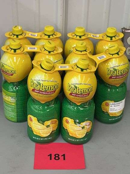 (10) BOTTLES OF LEMON JUICE