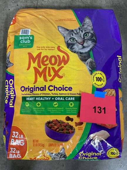 32LB BAG OF MEOW MIX CAT FOOD