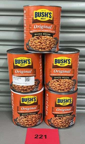 (5) CANS OF BUSH'S BEANS