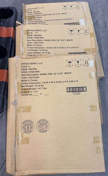 (3) BOXES OF EASEL PADS
