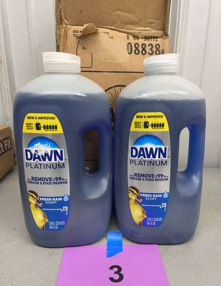 (2) DAWN PLATINUM DISH SOAPS