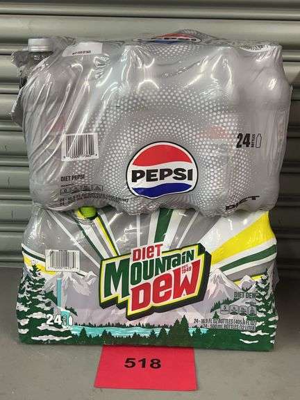 2PC SODA LOT - DIET PEPSI & DIET MTN DEW