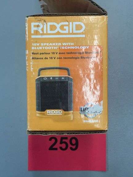 RDOGOD 18V BLUETOOTH SPEAKER IN BOX