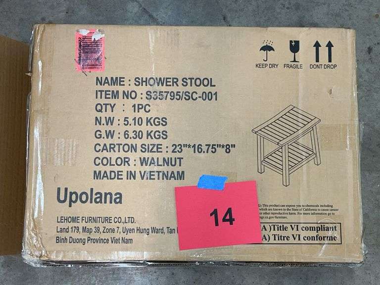SHOWER STOOL IN BOX