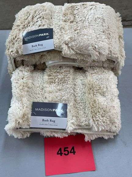 (2) MADISON PARK BATH RUGS