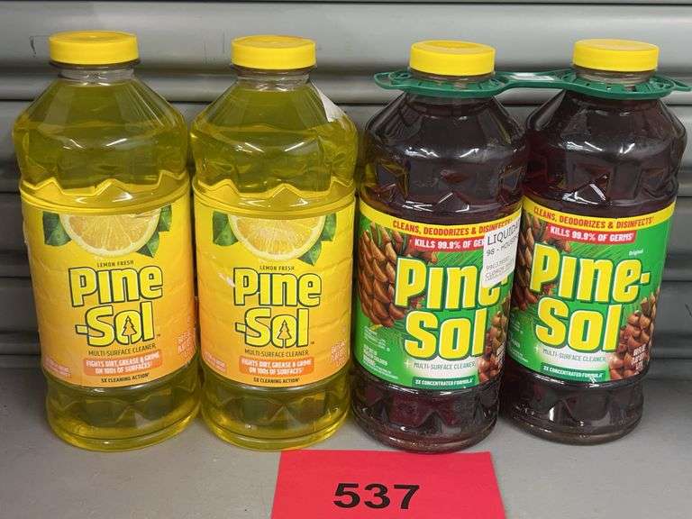 (4) BOTTLES OF PINE-SOL