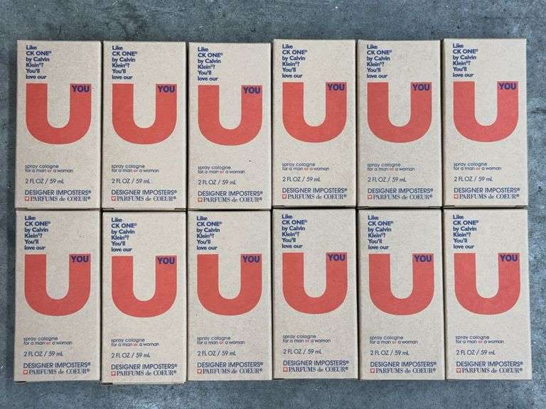 (12) YOU COLOGNES IN BOX