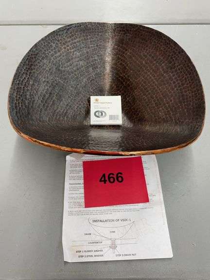 VESSEL COPPER BATHROOM SINK
