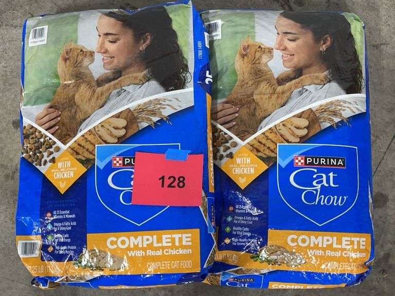 (2) 25LB BAGS OF CAT CHOW