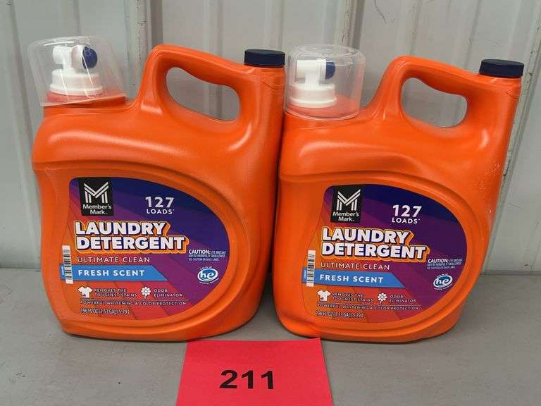 (2) JUGS OF LAUNDRY DETERGENT