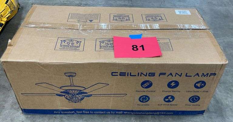 CEILING FAN IN BOX