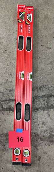 (2) GOLDBLATT 48" BOX BEAM LEVELS