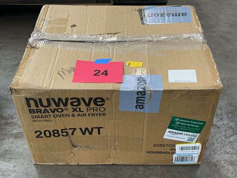 NUWAVE BRAVO XL PRO SMART OVEN & AIR FRYER IN BOX
