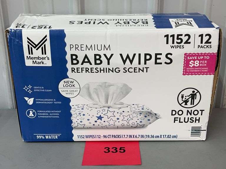 BOX OF BABY WIPES