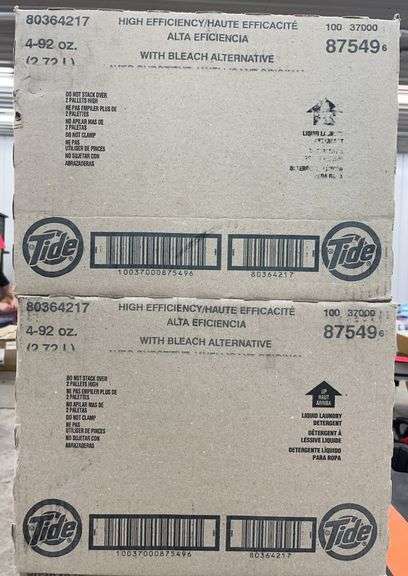 (2) BOXES OF TIDE DETERGENT