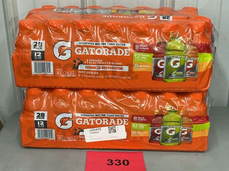 (2) CASES OF GATORADE