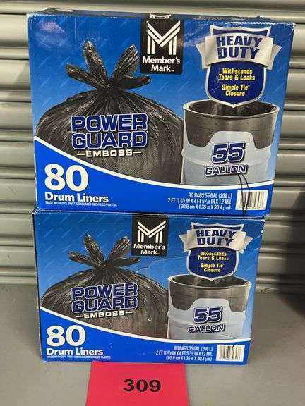 (2) BOXES OF TRASH BAGS
