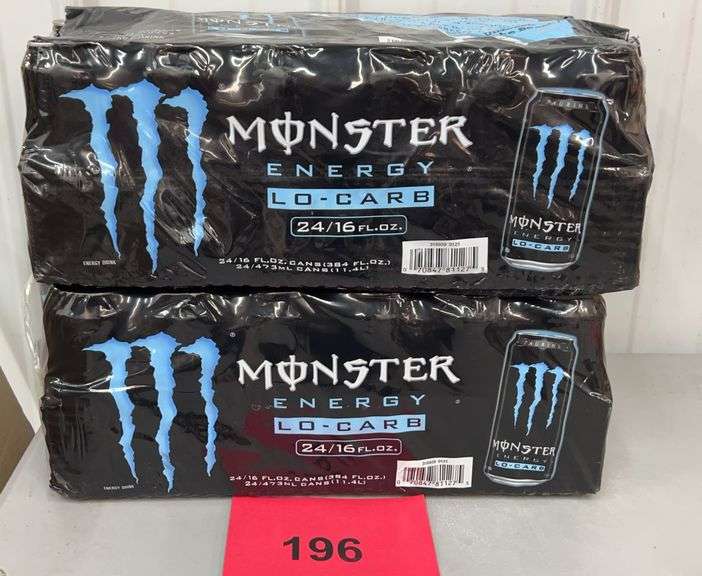 (2) PACKS OF MONSTER ENERGY DRINKS